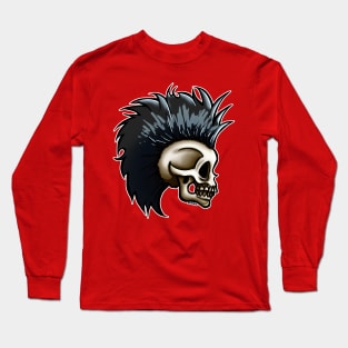 Punk Skull (Black Version) Long Sleeve T-Shirt